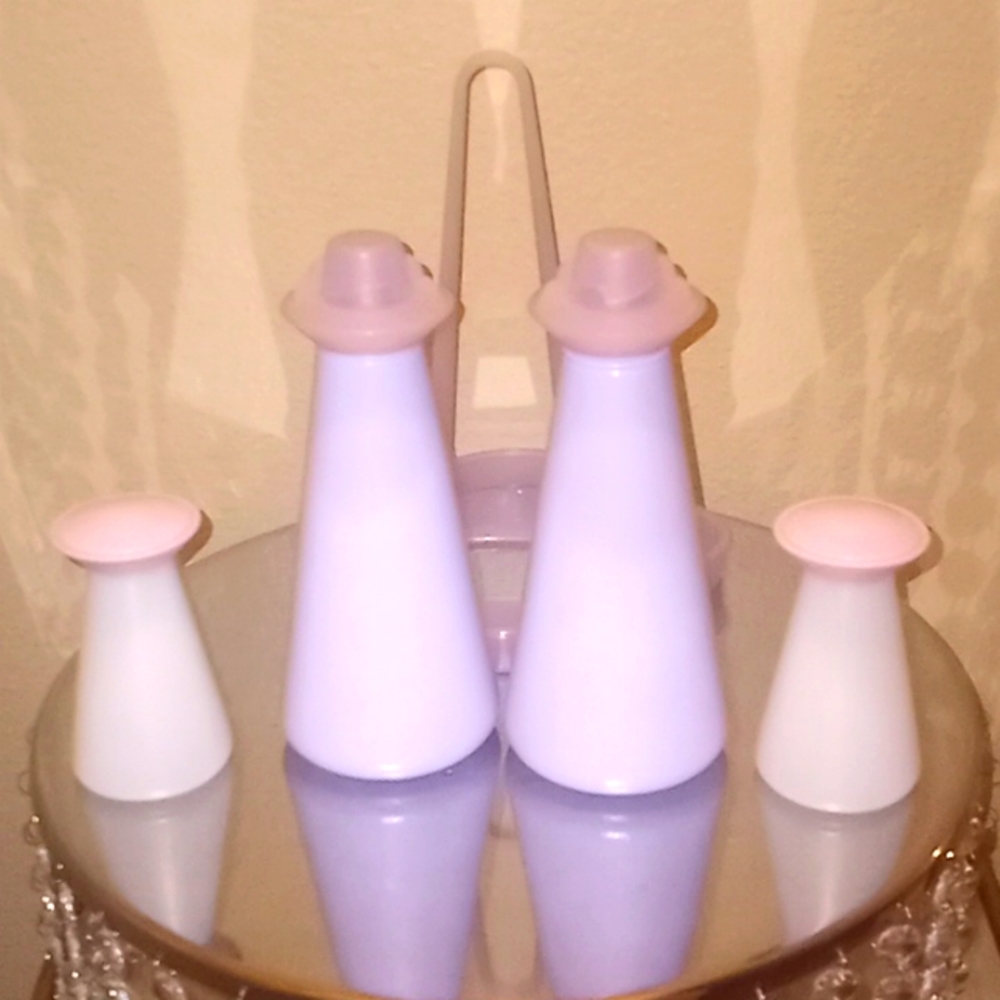 Tupperware Impressions Condiment Cruet Caddy Set- 3352A-3 - Picture 4 of 12